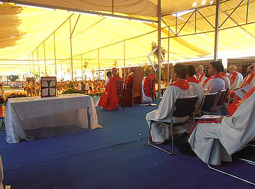 The ceremony at St. Joseph Church